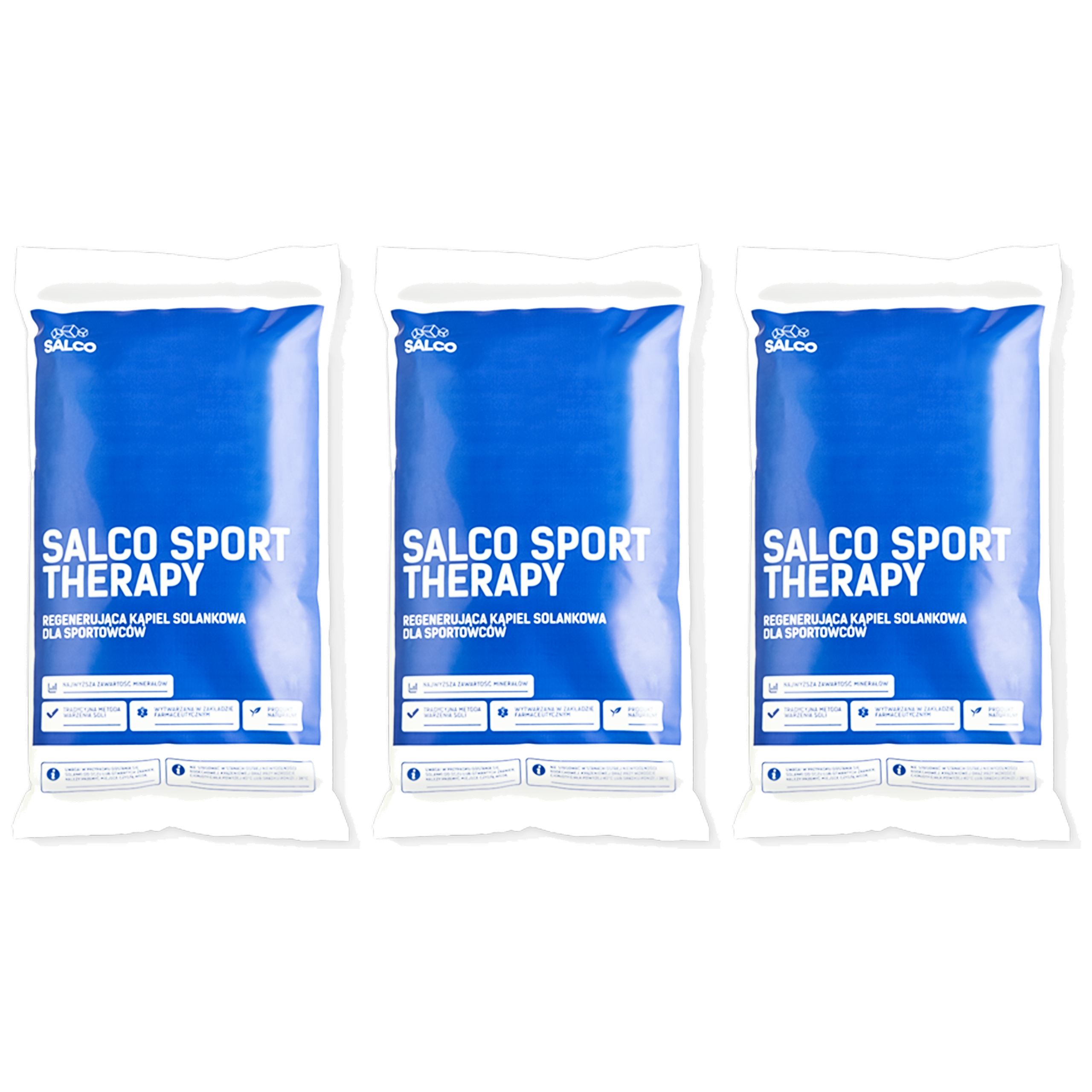 SALCO Sól regeneracyjna Sport Therapy - 3x 1000g