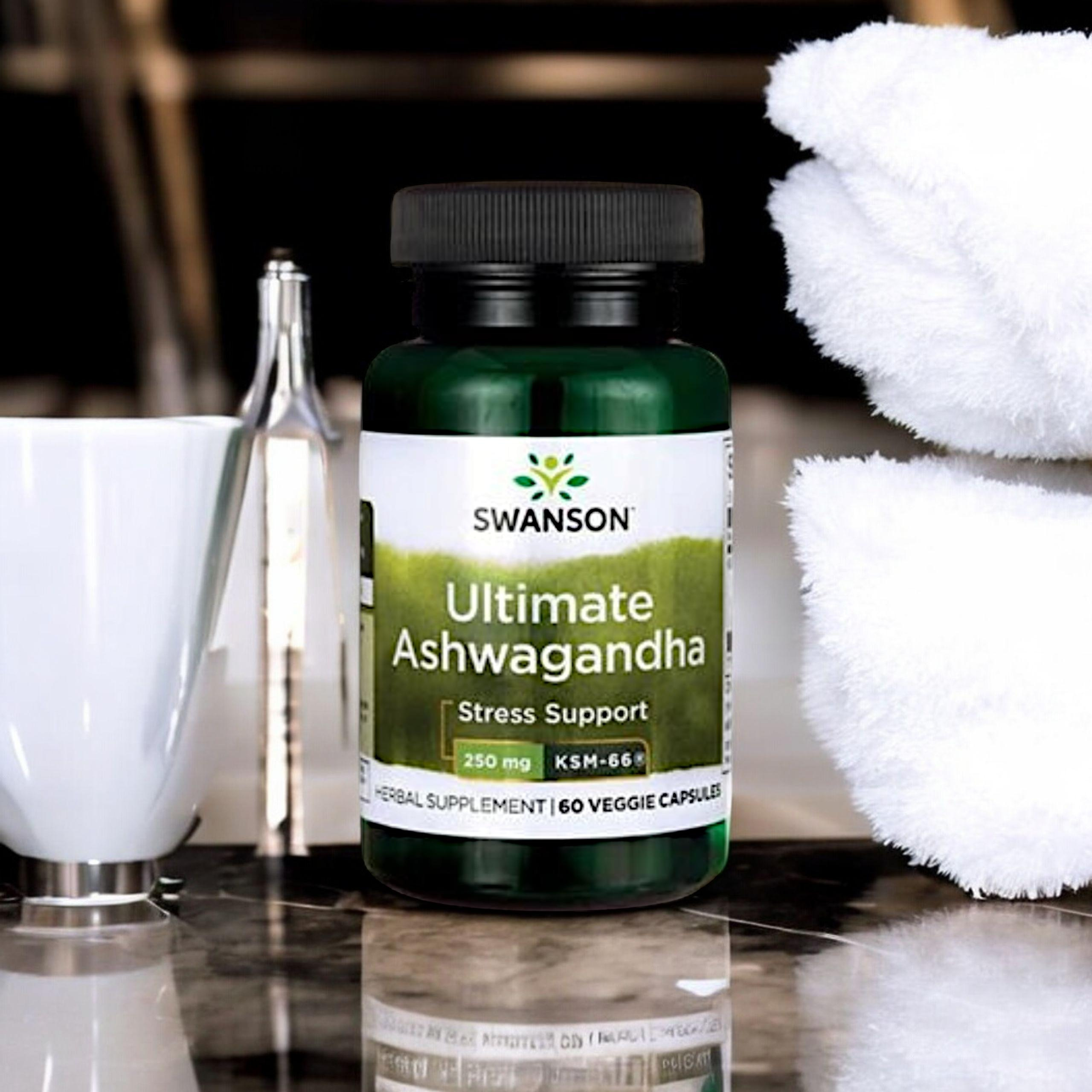 SWANSON Ashwagandha KSM-66 250mg - 2x 60vcaps