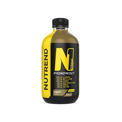 NUTREND N1 Drink PreWorkout - 330ml - WYPRZEDAŻ - 19-09