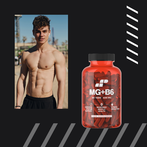 MP NUTRITION Mg + B6 - 90tabs - Magnez + Witamina B6