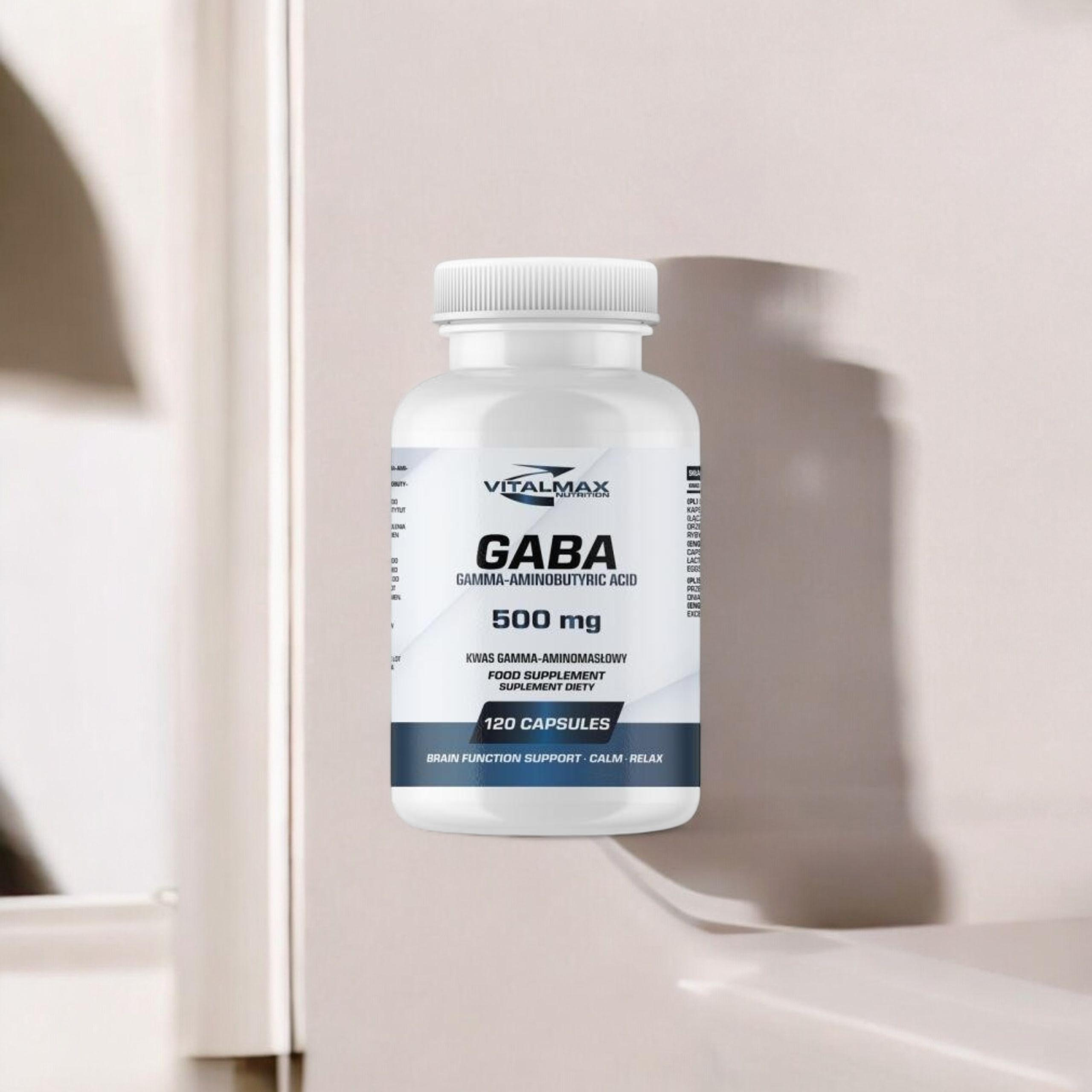 VITALMAX - GABA 500mg - 2x 120caps.