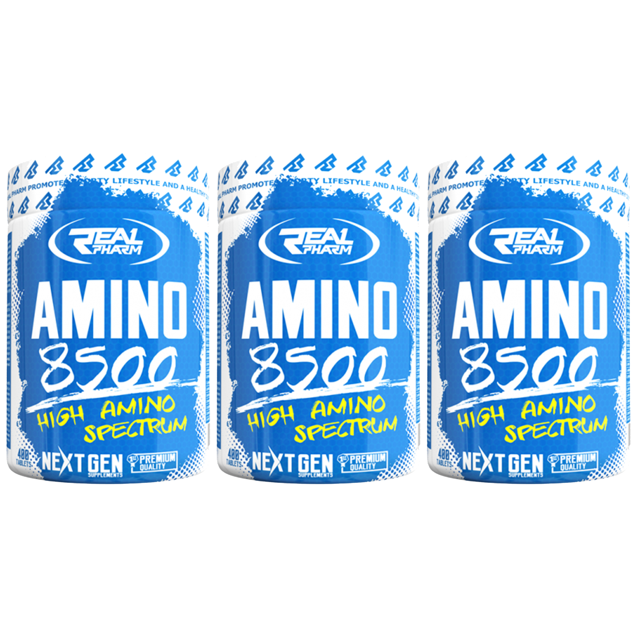 REAL PHARM Amino 8500 - 3x 400tabs