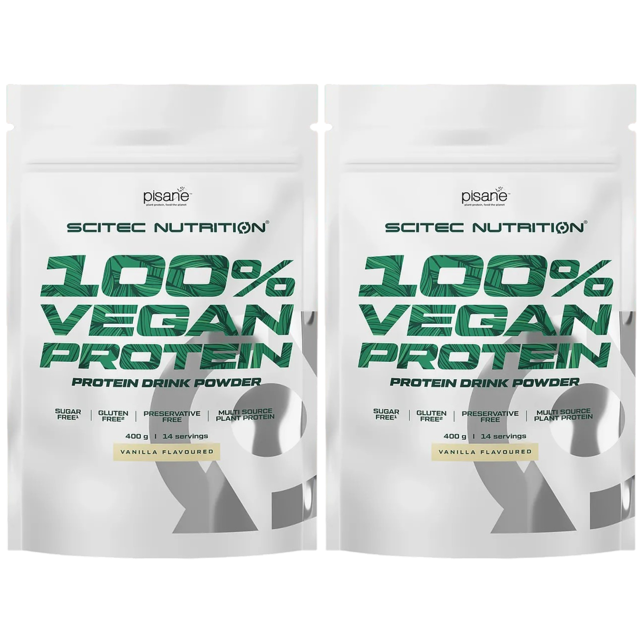 SCITEC - 100% Vegan Protein - 2x 400g - Vanilla