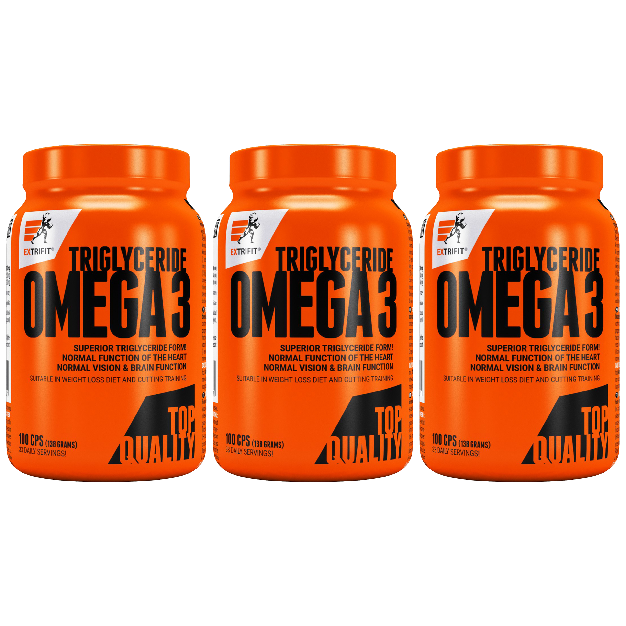 EXTRIFIT Omega 3 1000mg - 3x 100caps