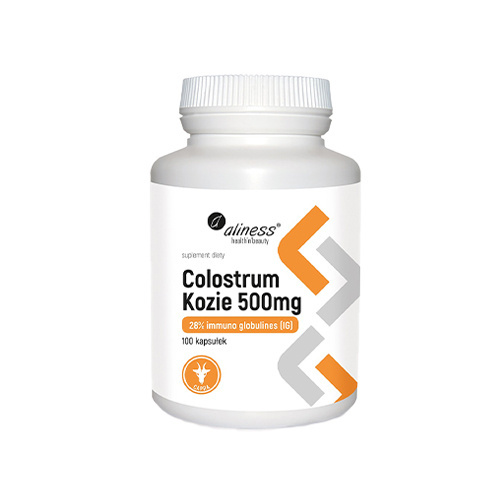 Aliness Colostrum Kozie 500mg - 100caps.