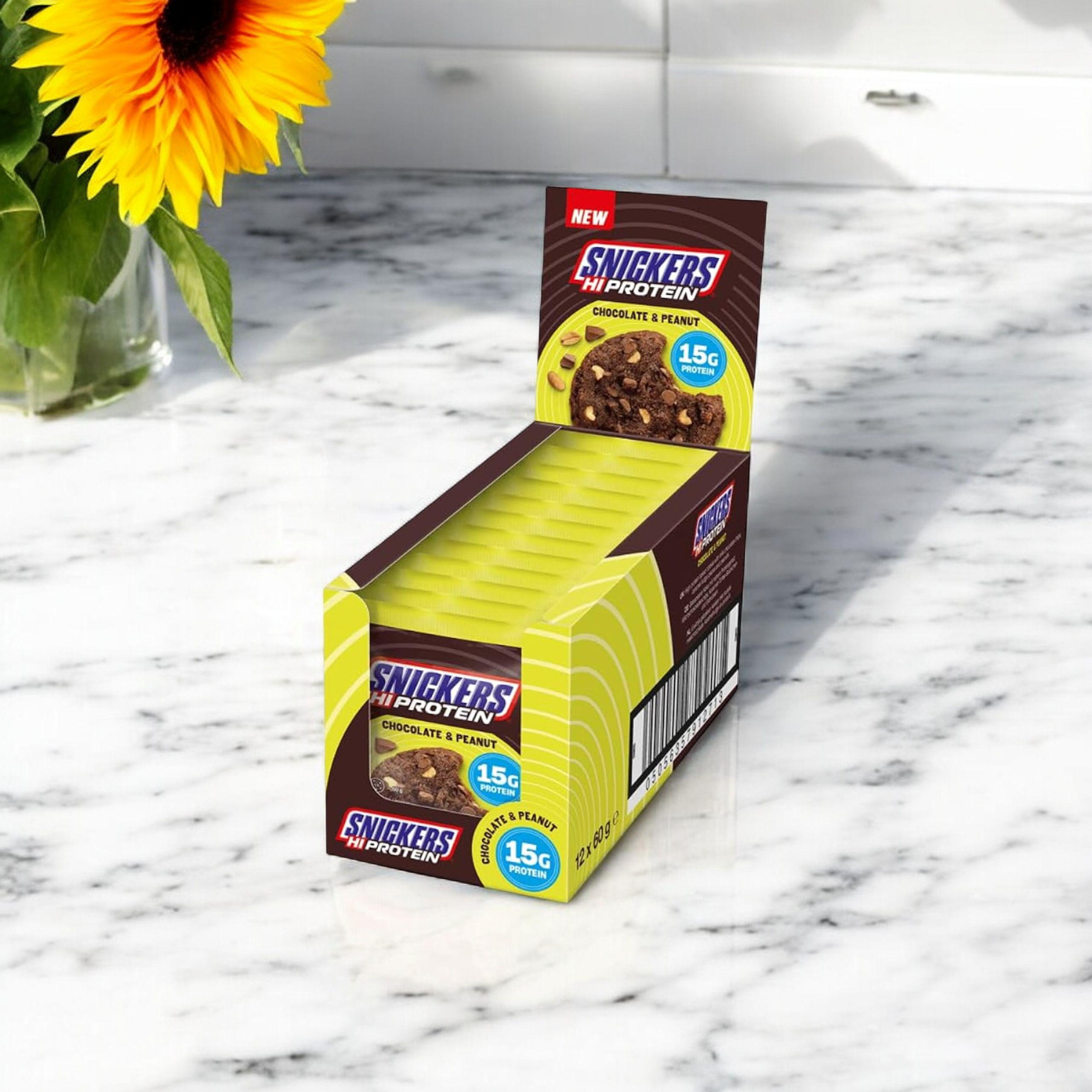 Mars - Snickers High Protein Cookie - 12x 2x 60g - Chocolate & Peanut