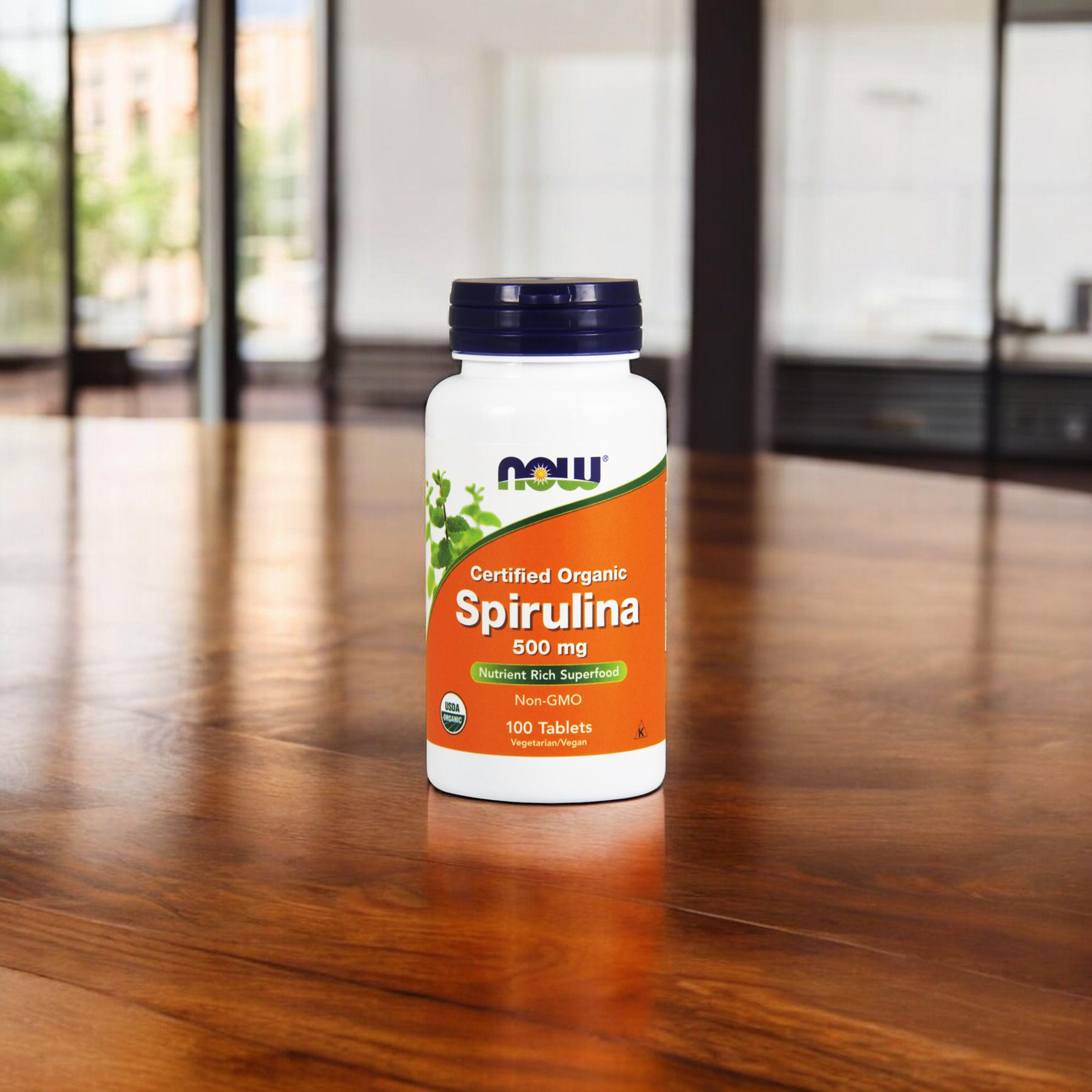 NOW Spirulina 500mg - 2x 100tab