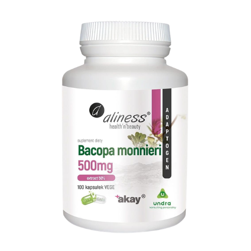 ALINESS - Bacopa Monnieri Extract 500mg - 100vcaps.