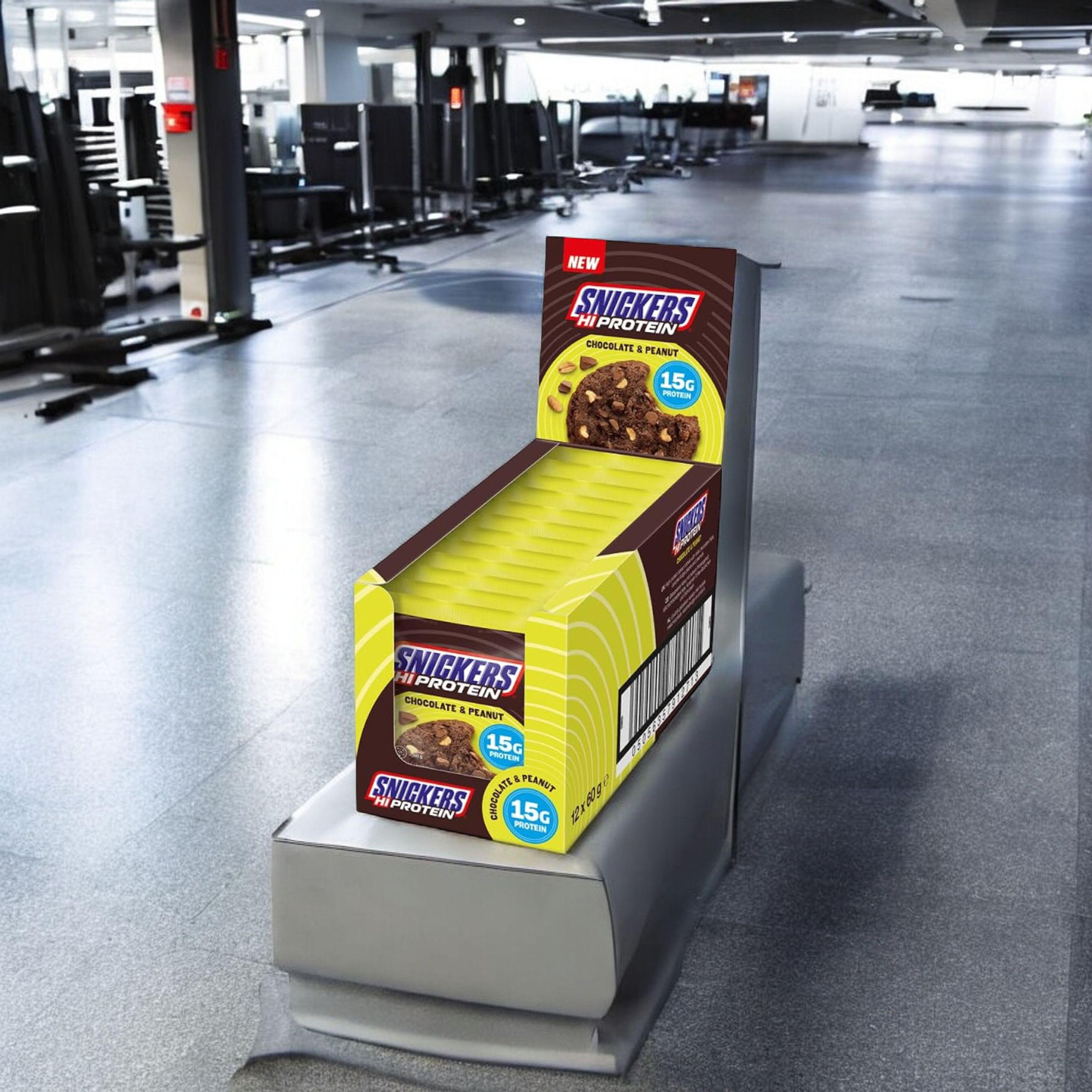 Mars - Snickers High Protein Cookie - 12x 2x 60g - Chocolate & Peanut