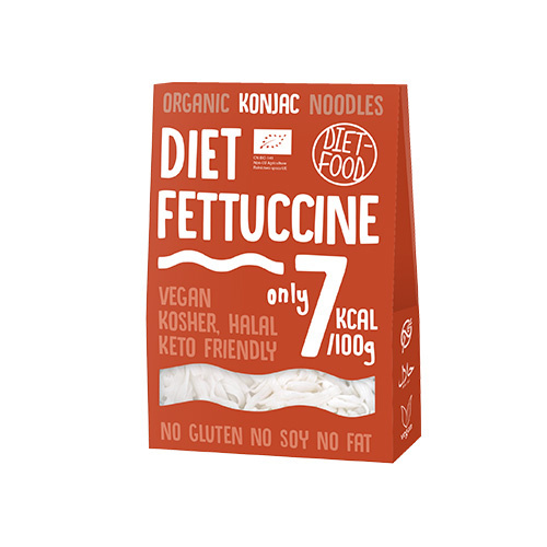 DIET FOOD Bio - Diet Fettuccine - 3x 300g - Makaron Konjac