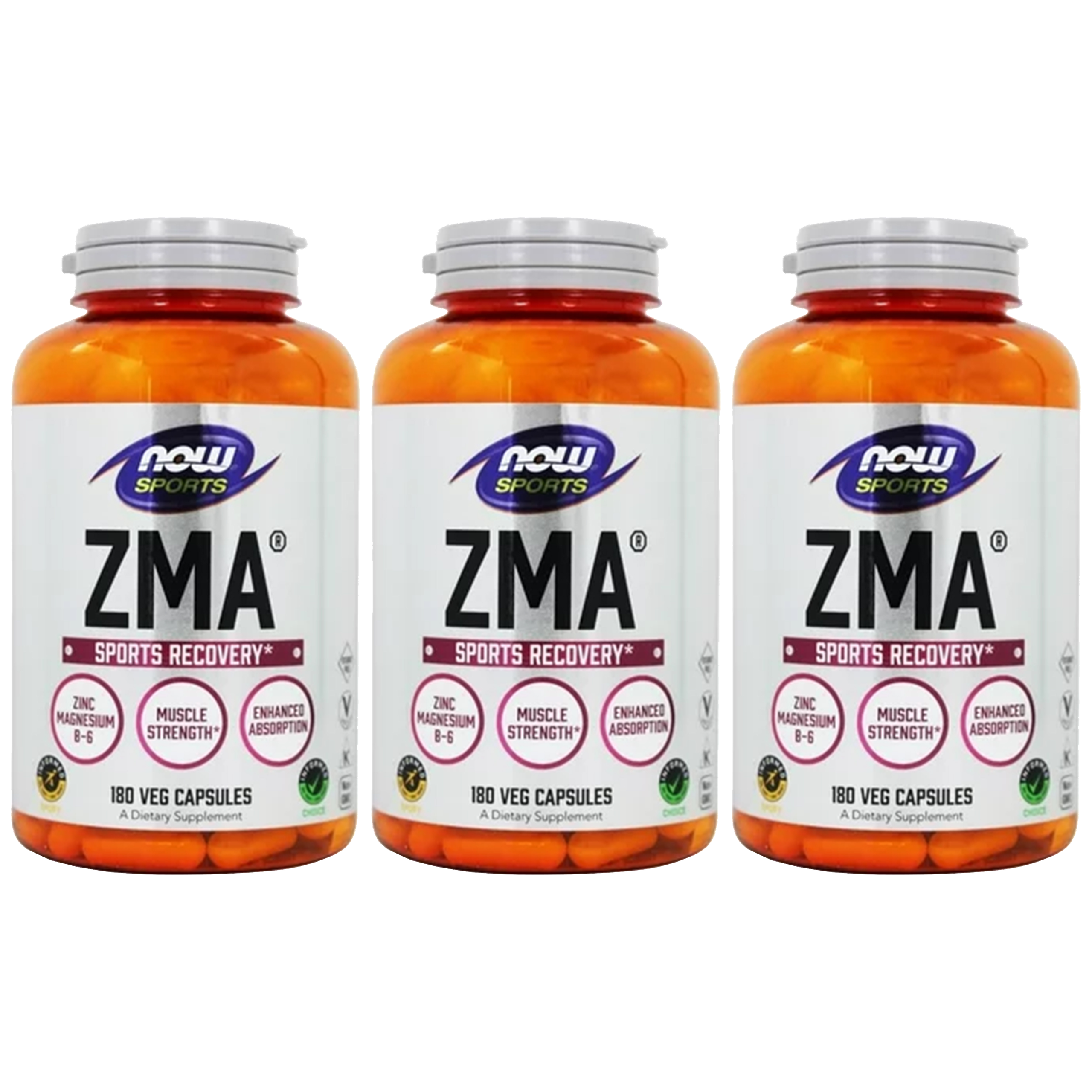 NOW ZMA Sports Recovery - 3x 180vcaps