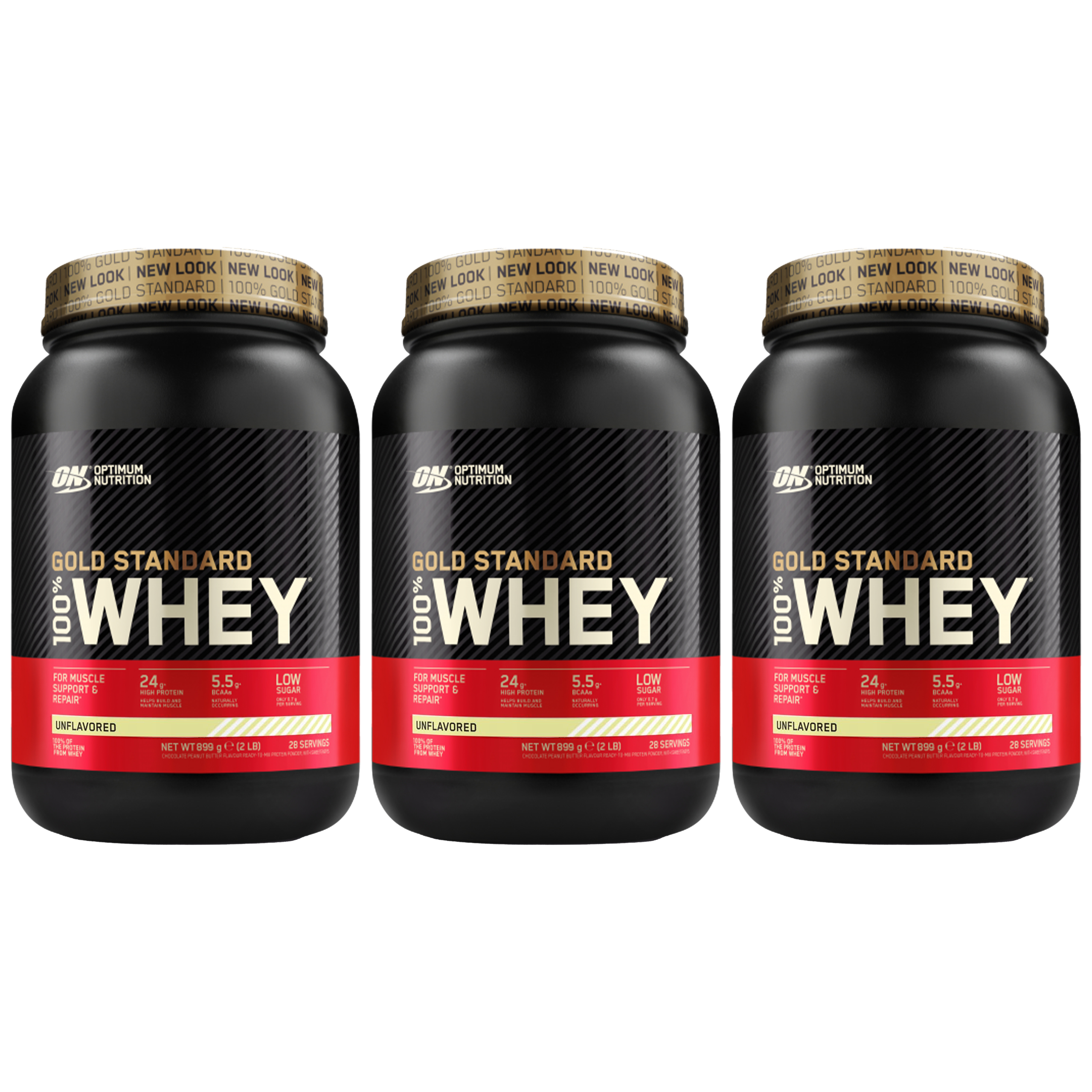 OPTIMUM NUTRITION Whey Gold Standard - 3x 900g