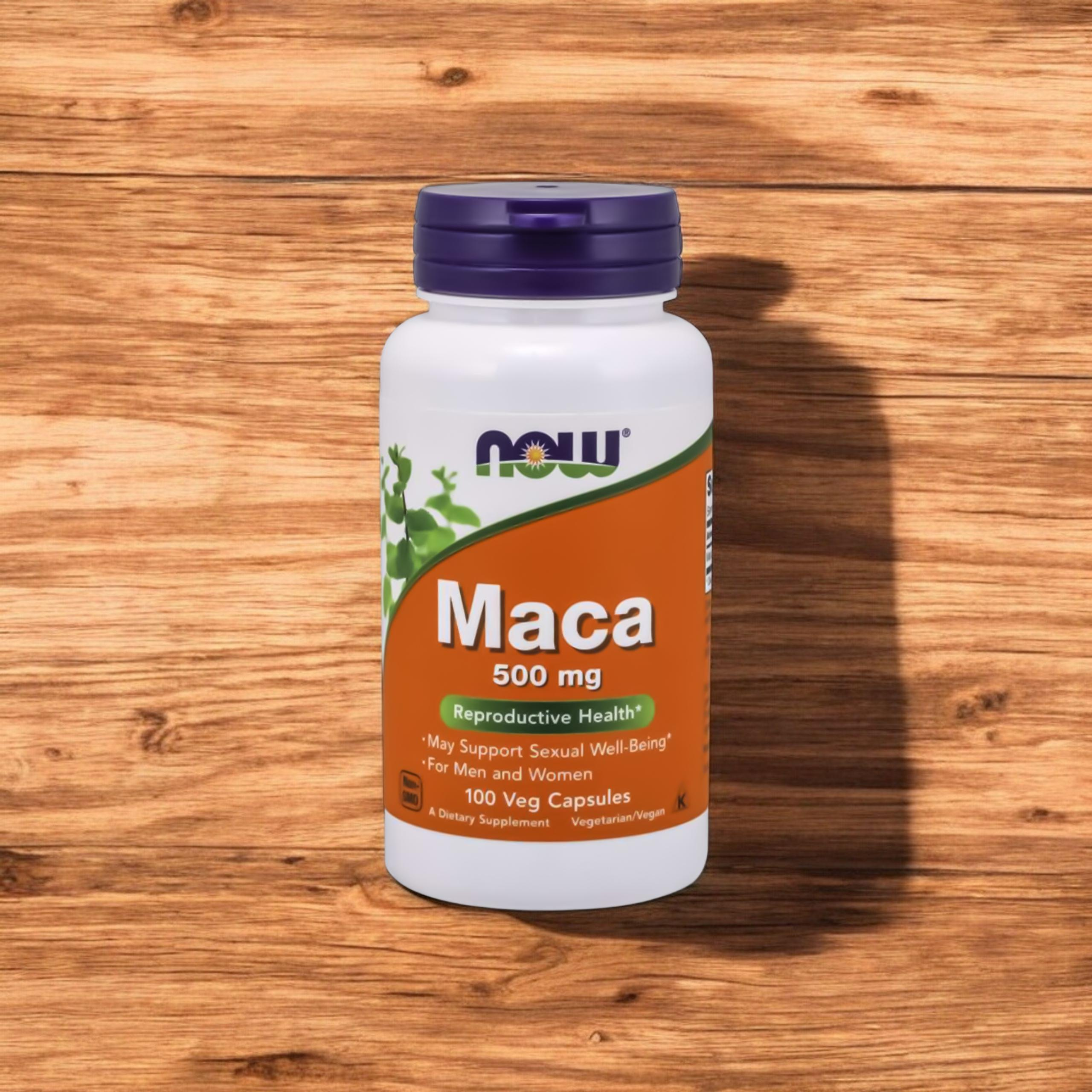 NOW Maca 500mg - 3x 100vcaps