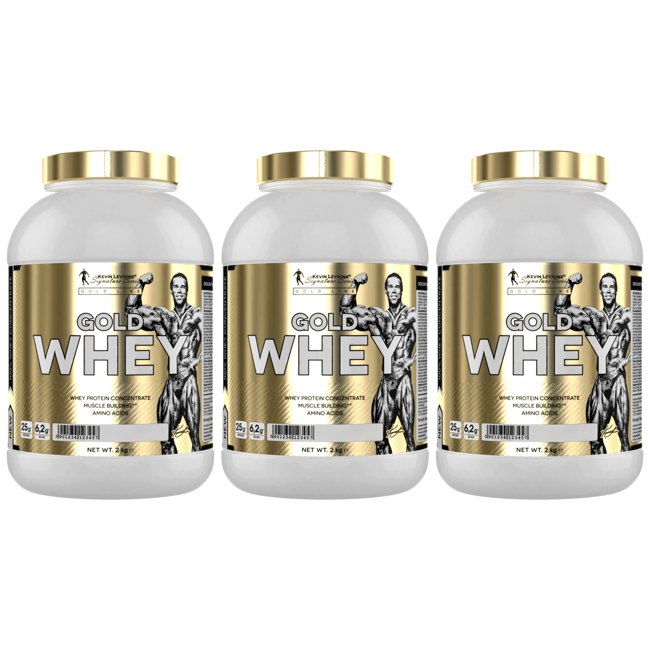 KEVIN LEVRONE Gold Whey - 3x 2000g