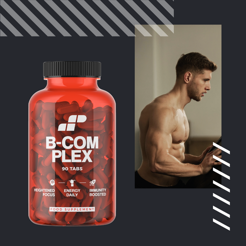 3x MP NUTRITION Vitamin B-Complex - 90tabs - Kompleks Witamin B