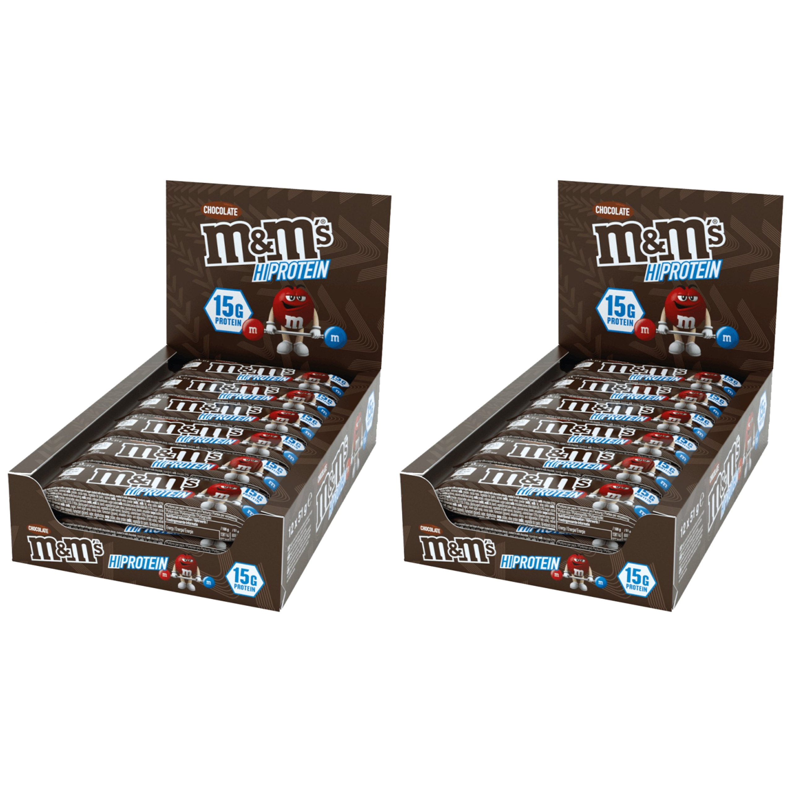 Mars - M&M's HIProtein Bar - 12x 2x 51g 
