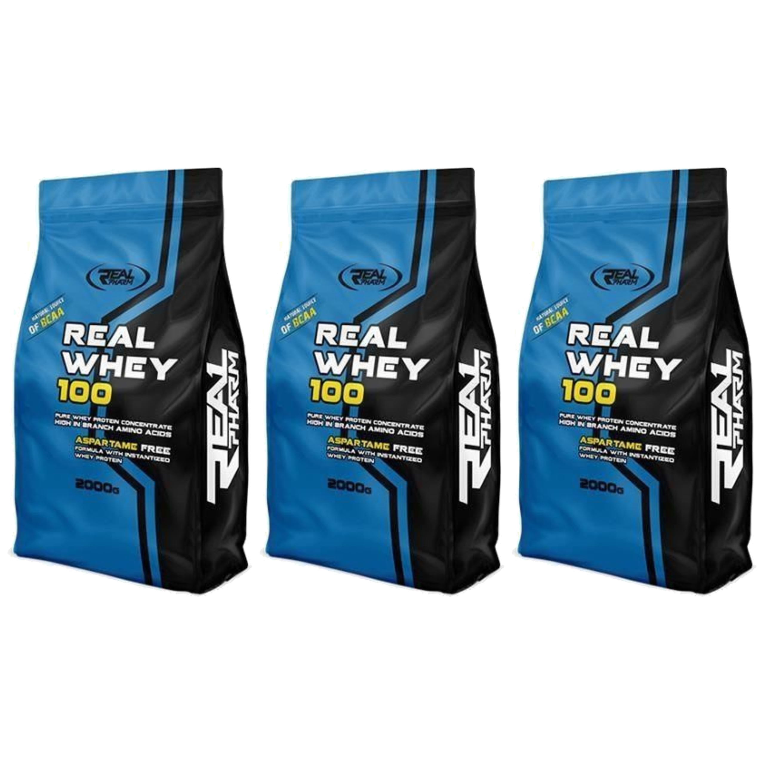 REAL PHARM Real Whey - 3x 2000g