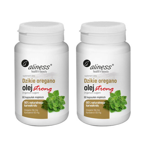ALINESS - Oregano Olej Strong 100% Natural - 2x 90vcaps.