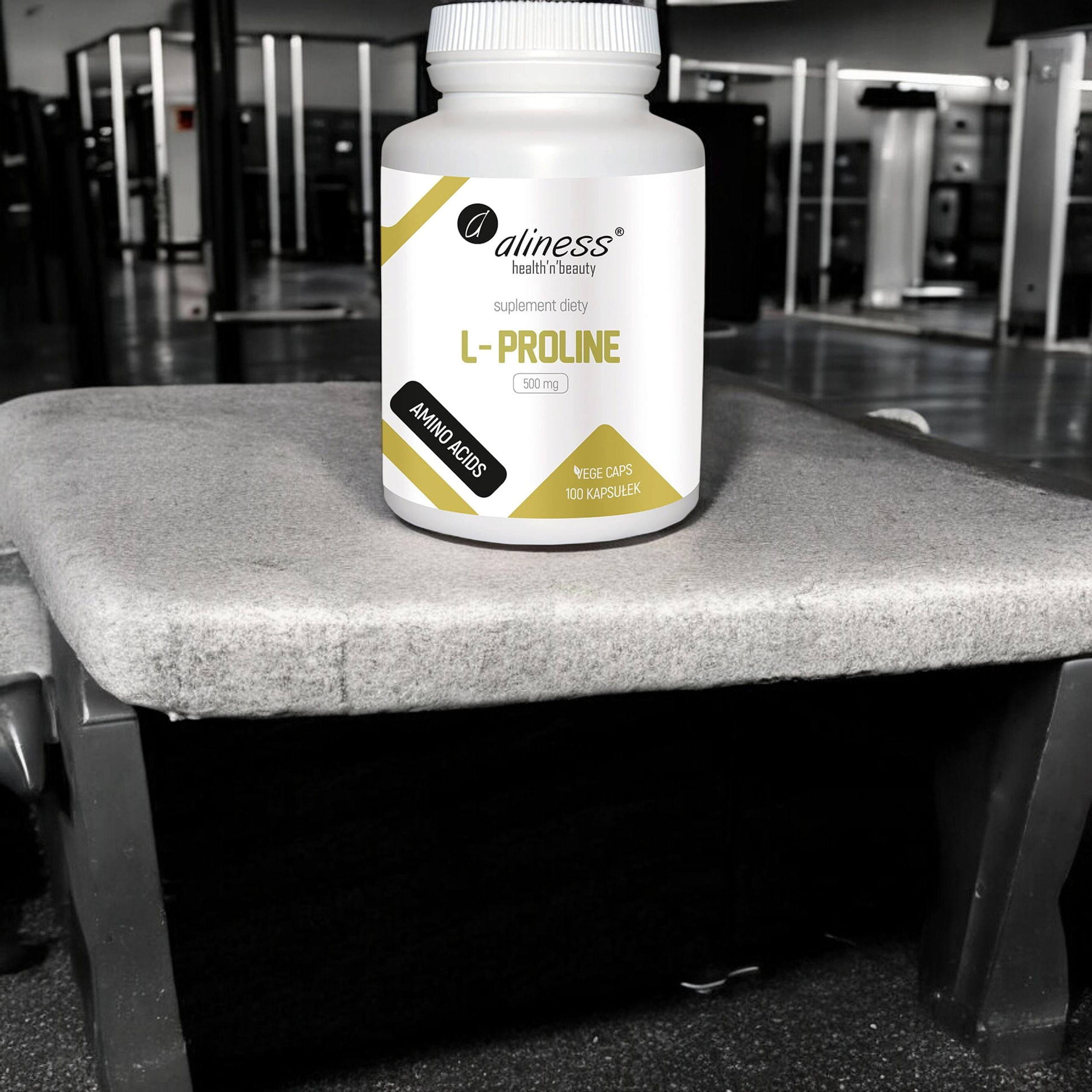 ALINESS - L-Proline 500mg - 3x 100vcaps.