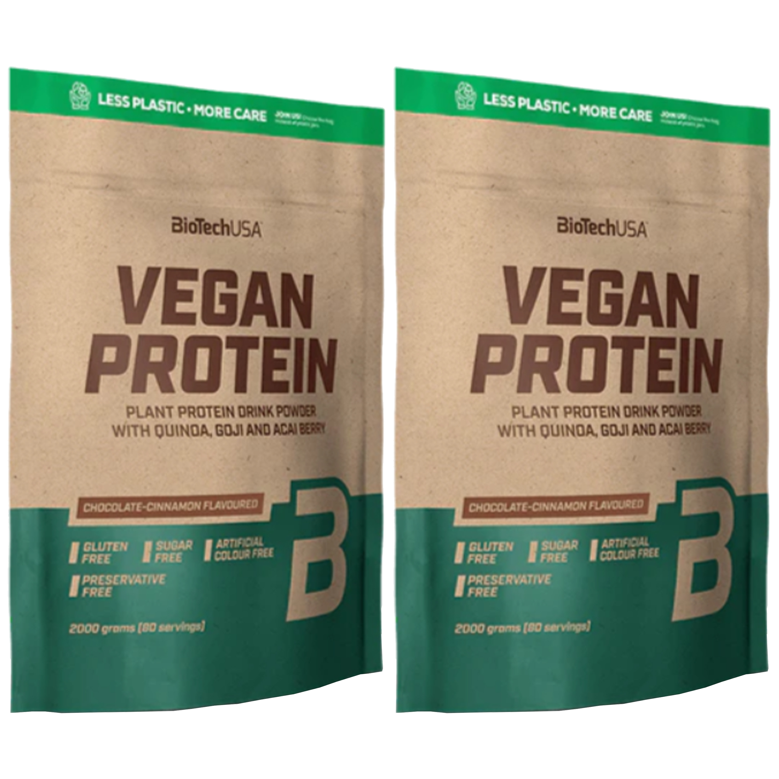 BioTech USA Vegan Protein - 2x 2000g