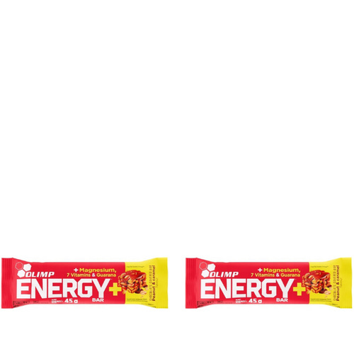 OLIMP - Energy+ Bar - 2x 45g - Peanut Caramel