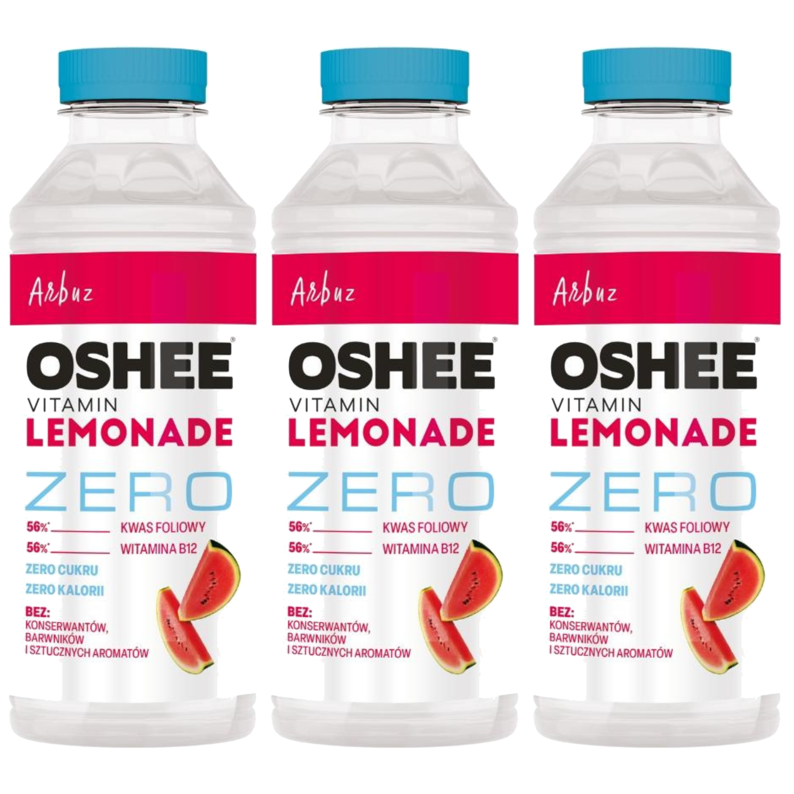 OSHEE - Vitamin Lemonade Zero - 3x 555ml - Watermelon