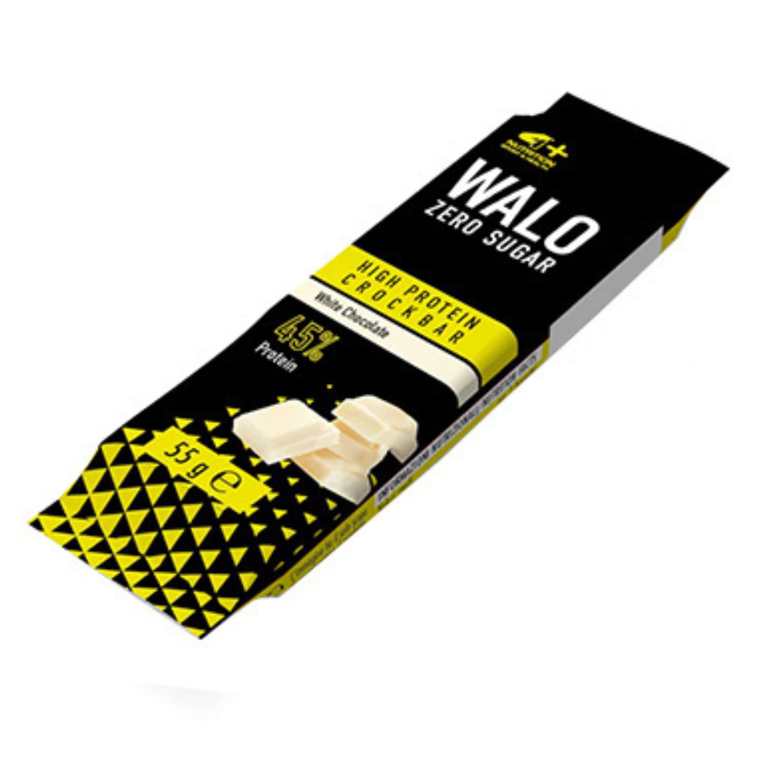 4+ NUTRITION - Walo ZeroSugar CrockBar HP 45% - 20x 3x 55g 