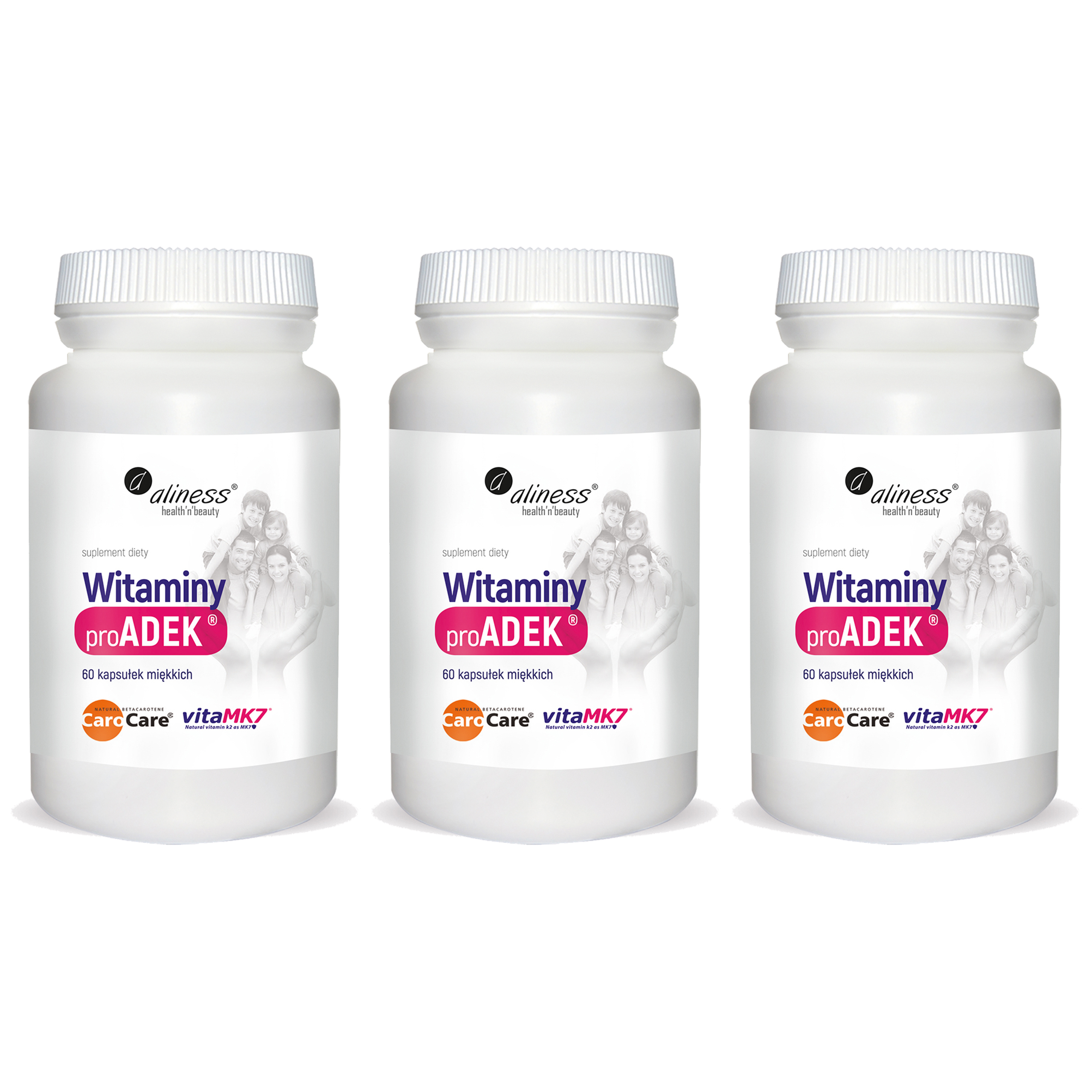 ALINESS Witaminy proADEK - 3x 60caps