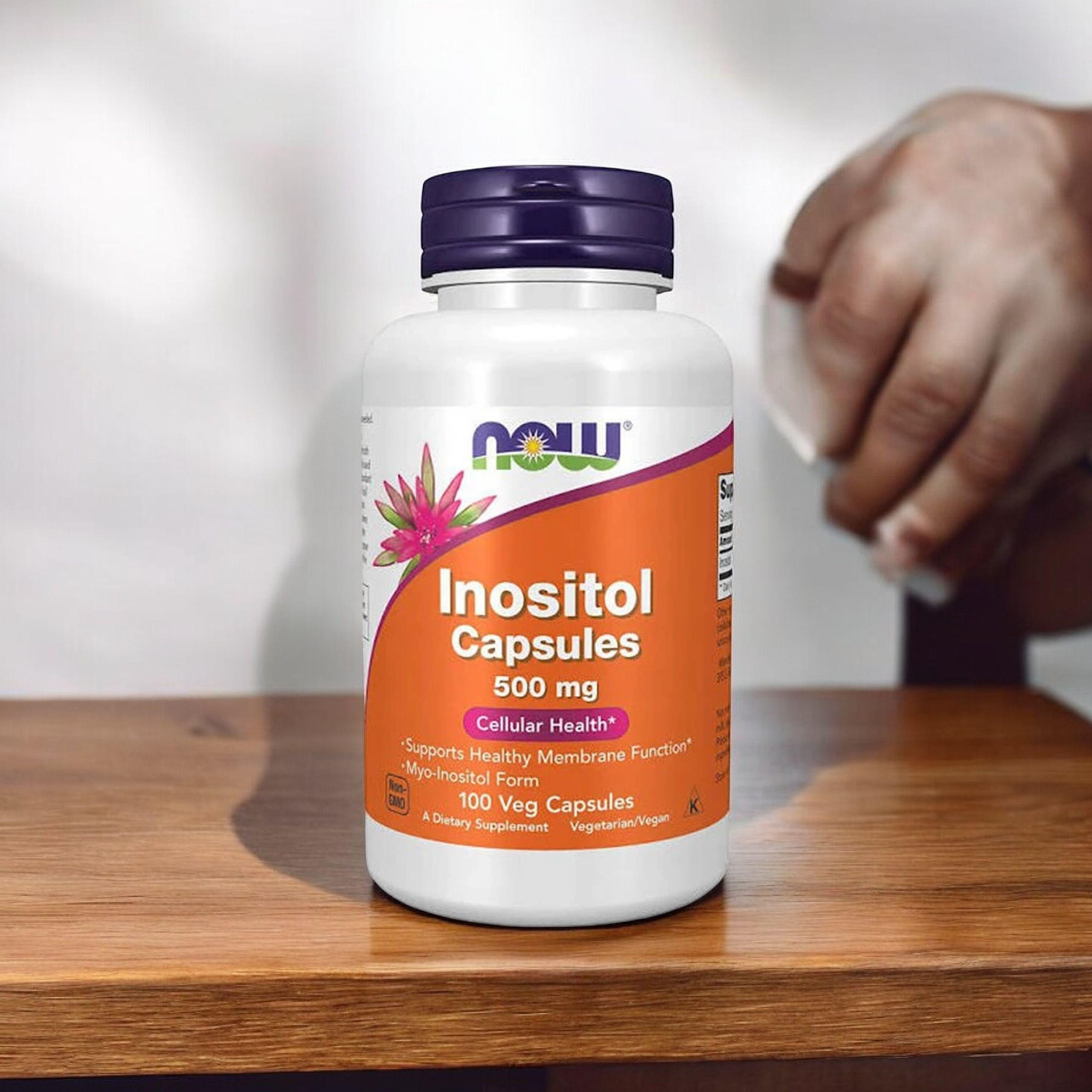NOW Inositol 500mg - 3x 100vcaps.