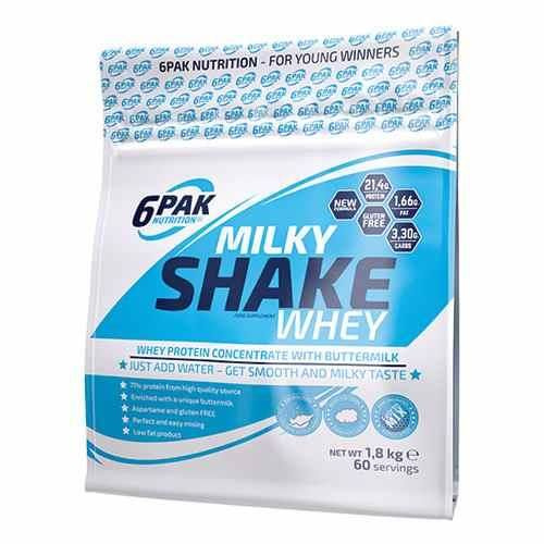 6PAK Milky Shake Whey - 1800g