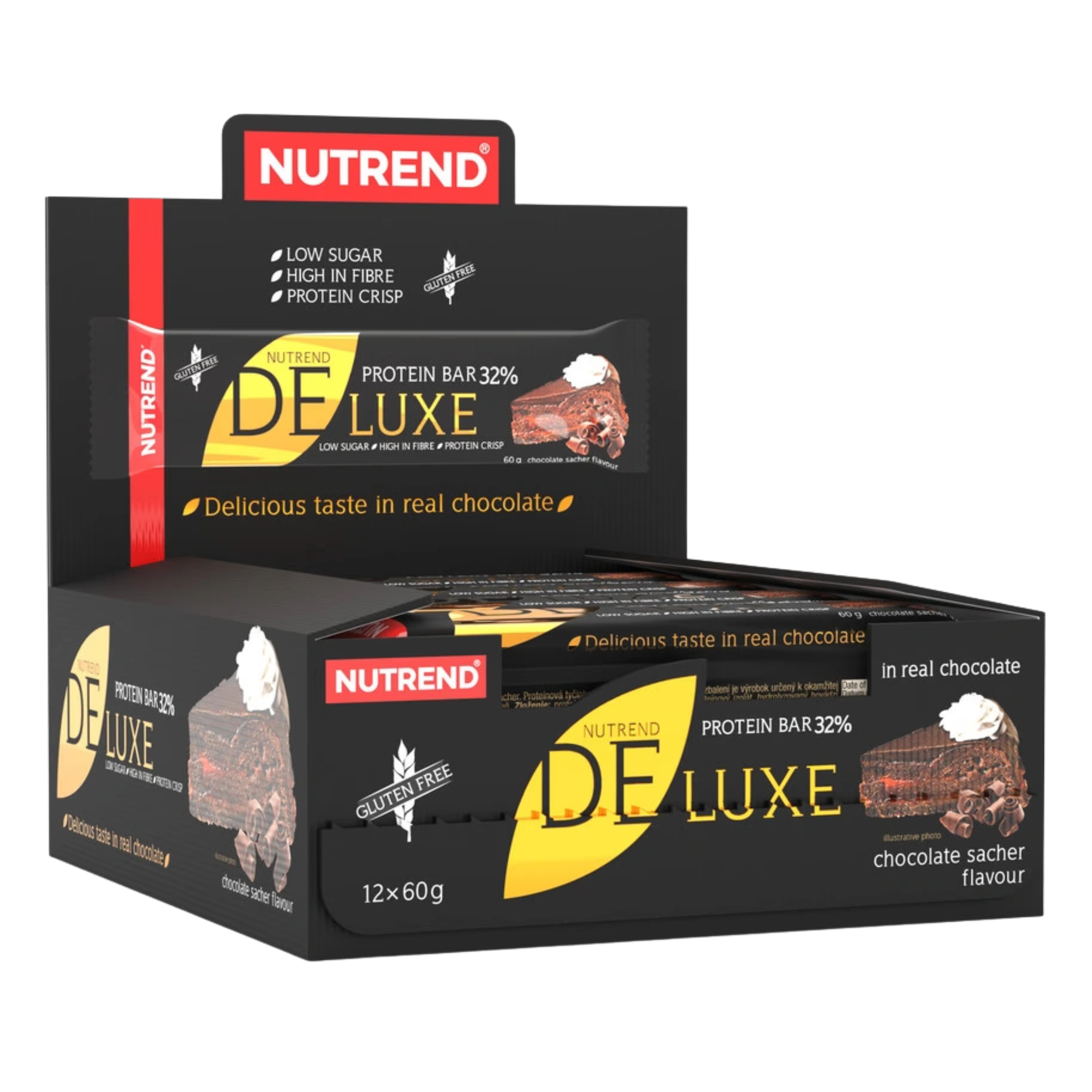 NUTREND - Deluxe Protein Bar - 12x 60g - Chocolate Sacher pol_pl_NUTREND-Deluxe-Protein-Bar-60g-Chocolate-Sacher-43137_4