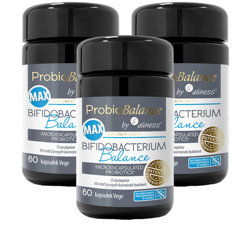 ALINESS - ProbioBALANCE Max Bifidobacterium 10mld - 60vcaps. x3