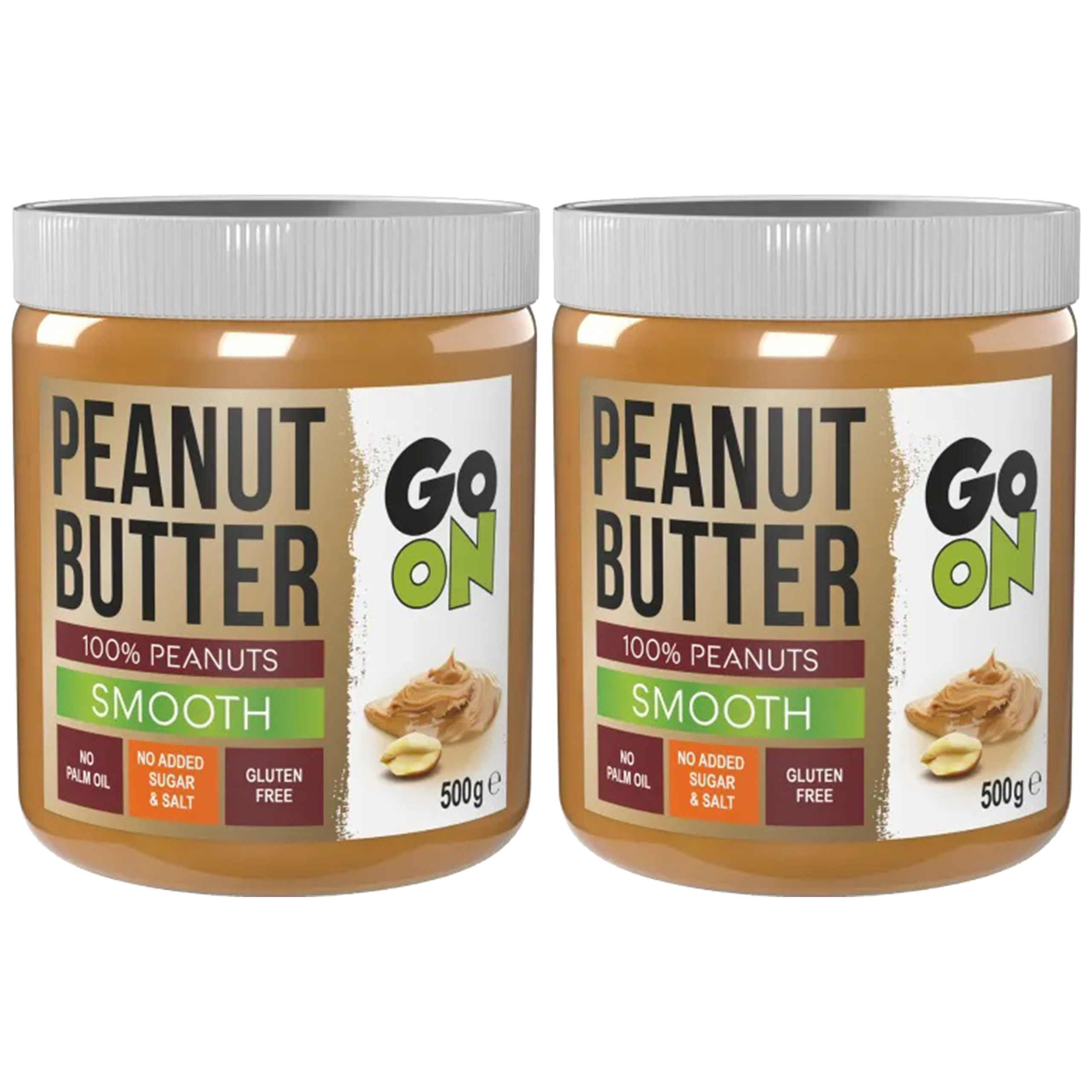 GO ON NUTRITION Peanut Cream - 100% Orzechów Arachidowych - 2x 500g