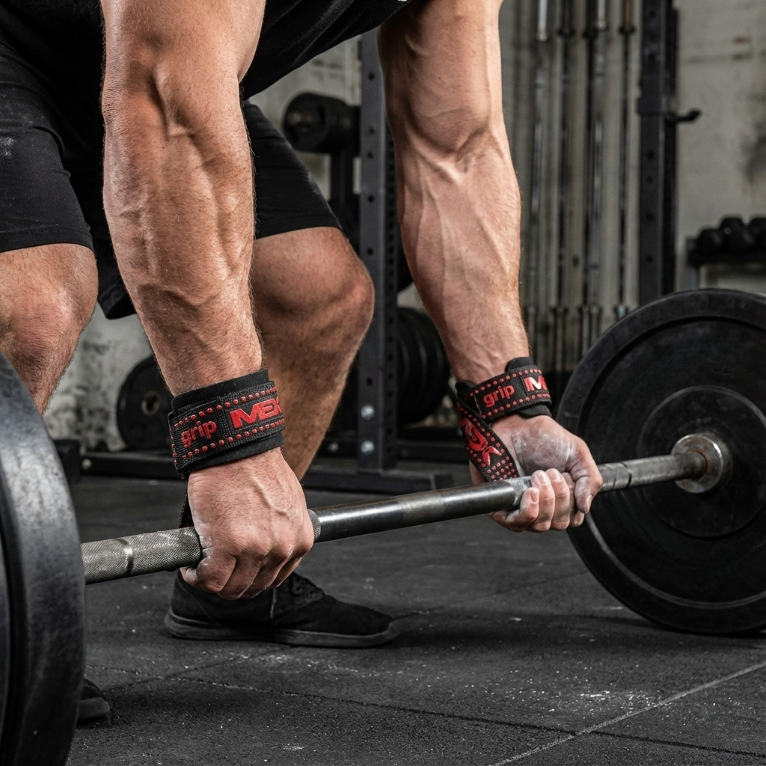 MEX NUTRITION - Lifting Straps V-Pro - 3x Black