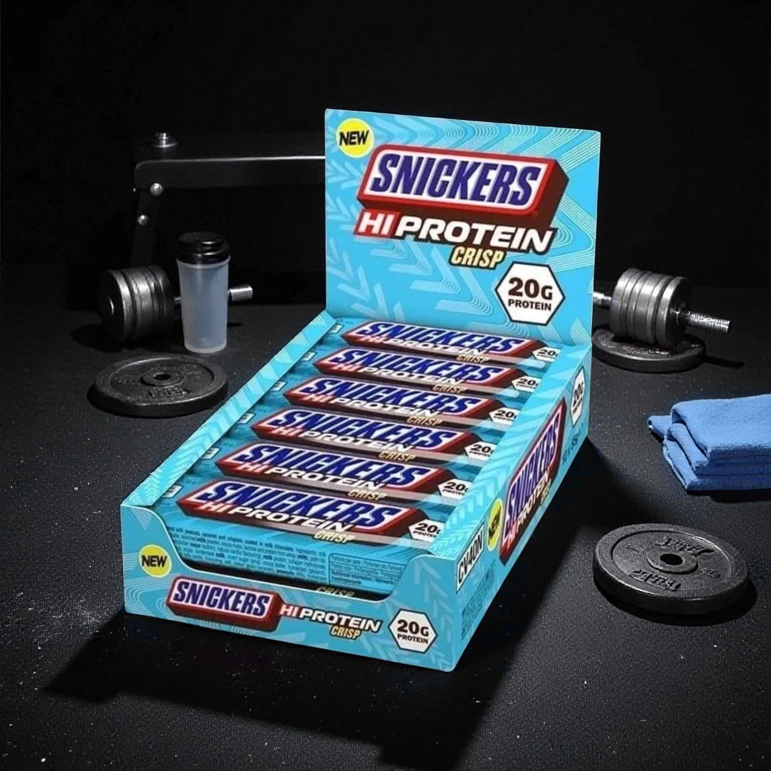 Mars - Baton Snickers HIProtein Bar - 12x 55g - Crisp