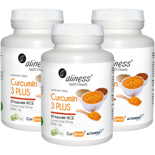 ALINESS Curcumin 3 Plus - 3x 60vcaps