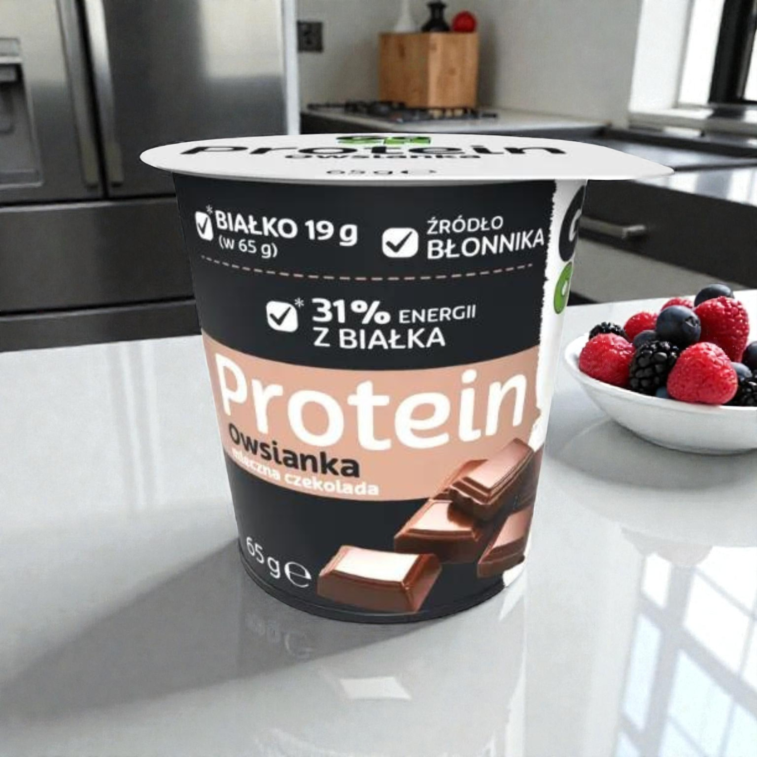 SANTE - Owsianka Proteinowa - 65g - Milk Chocolate