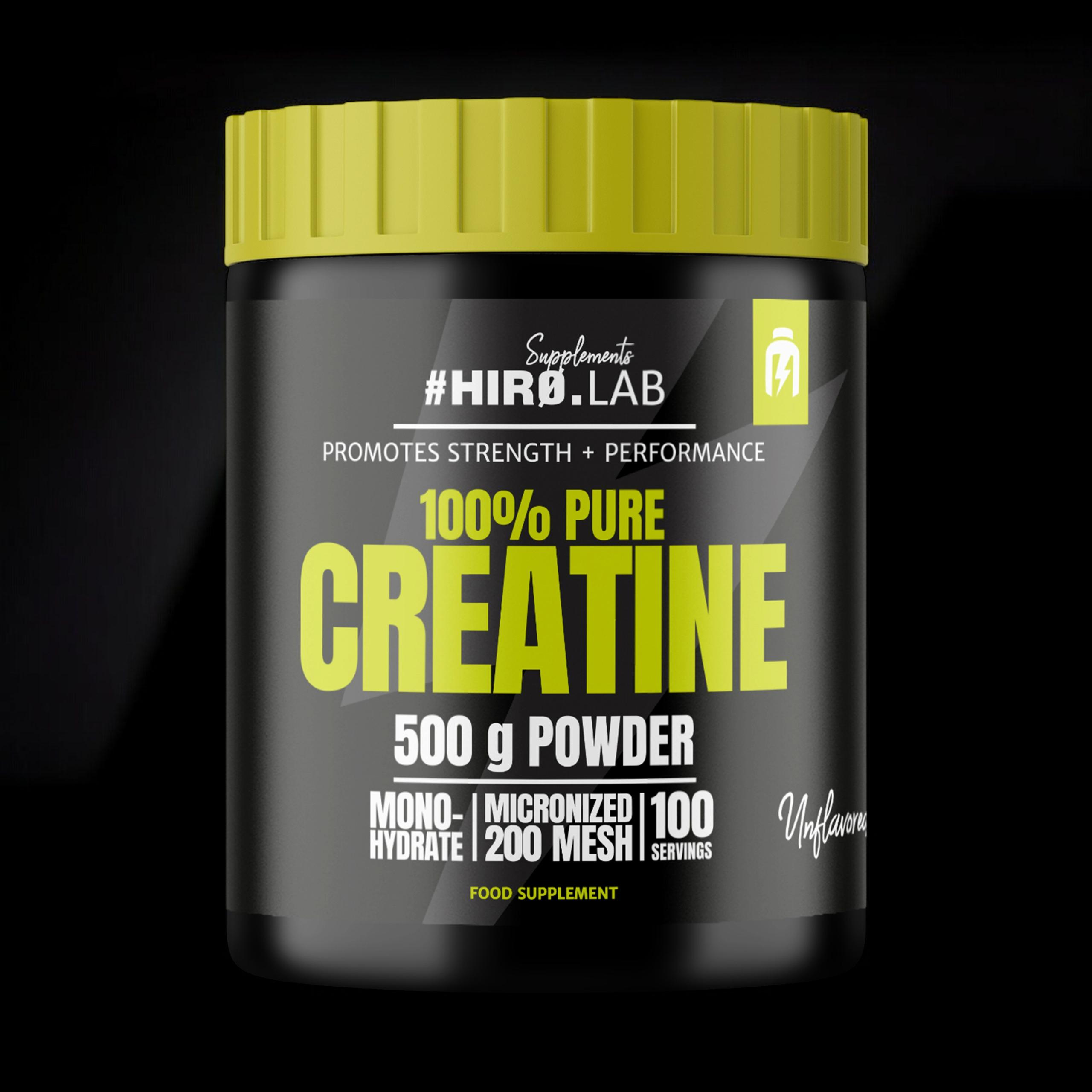 HIRO.LAB 100% Pure Creatine - 500g + 100g FREE