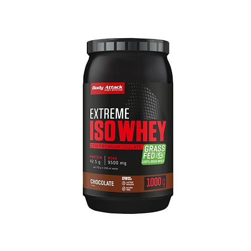 BODY ATTACK Extreme Iso Whey - 3x 1000g