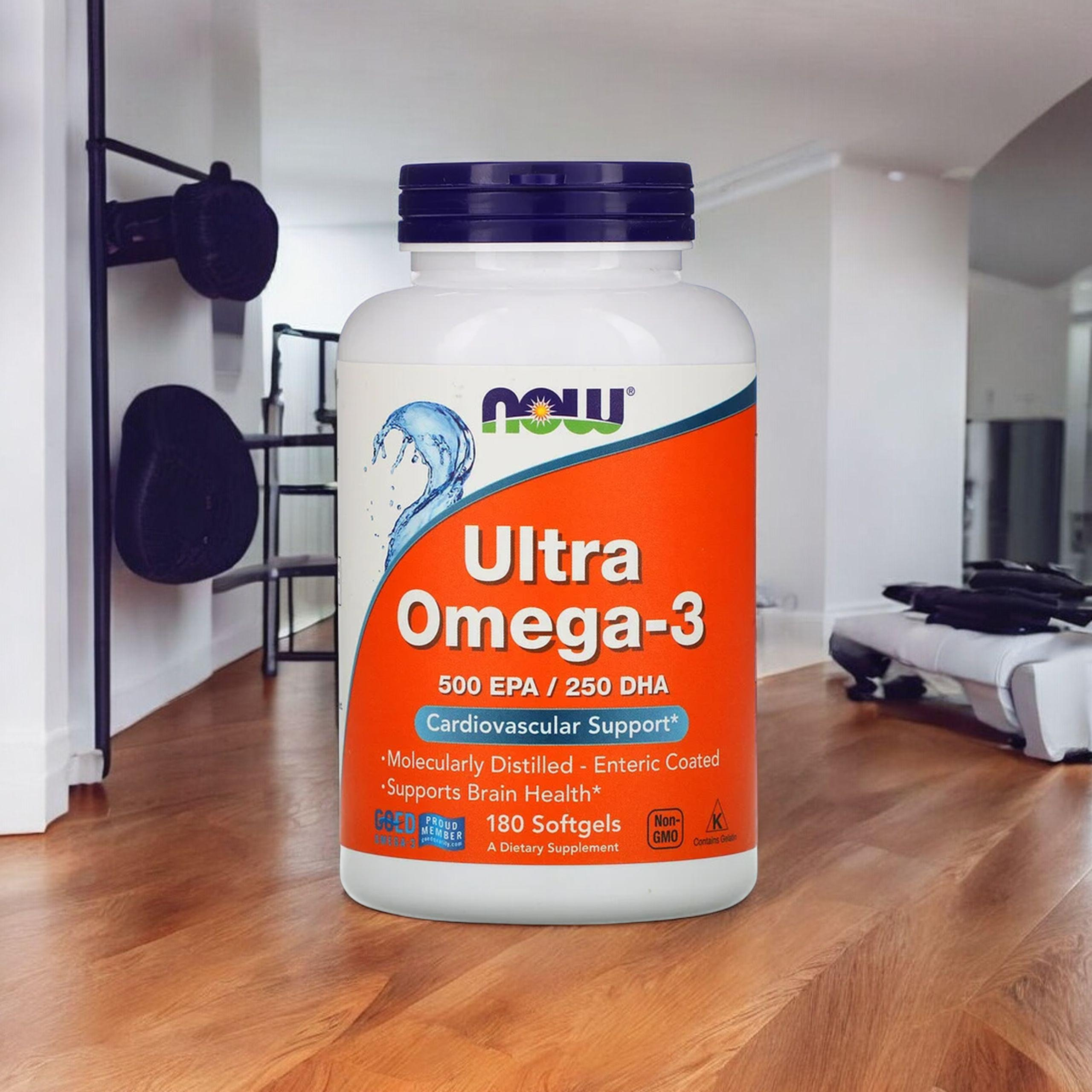 NOW Ultra Omega 3 - 500 EPA / 250 DHA - 2x 180softgels