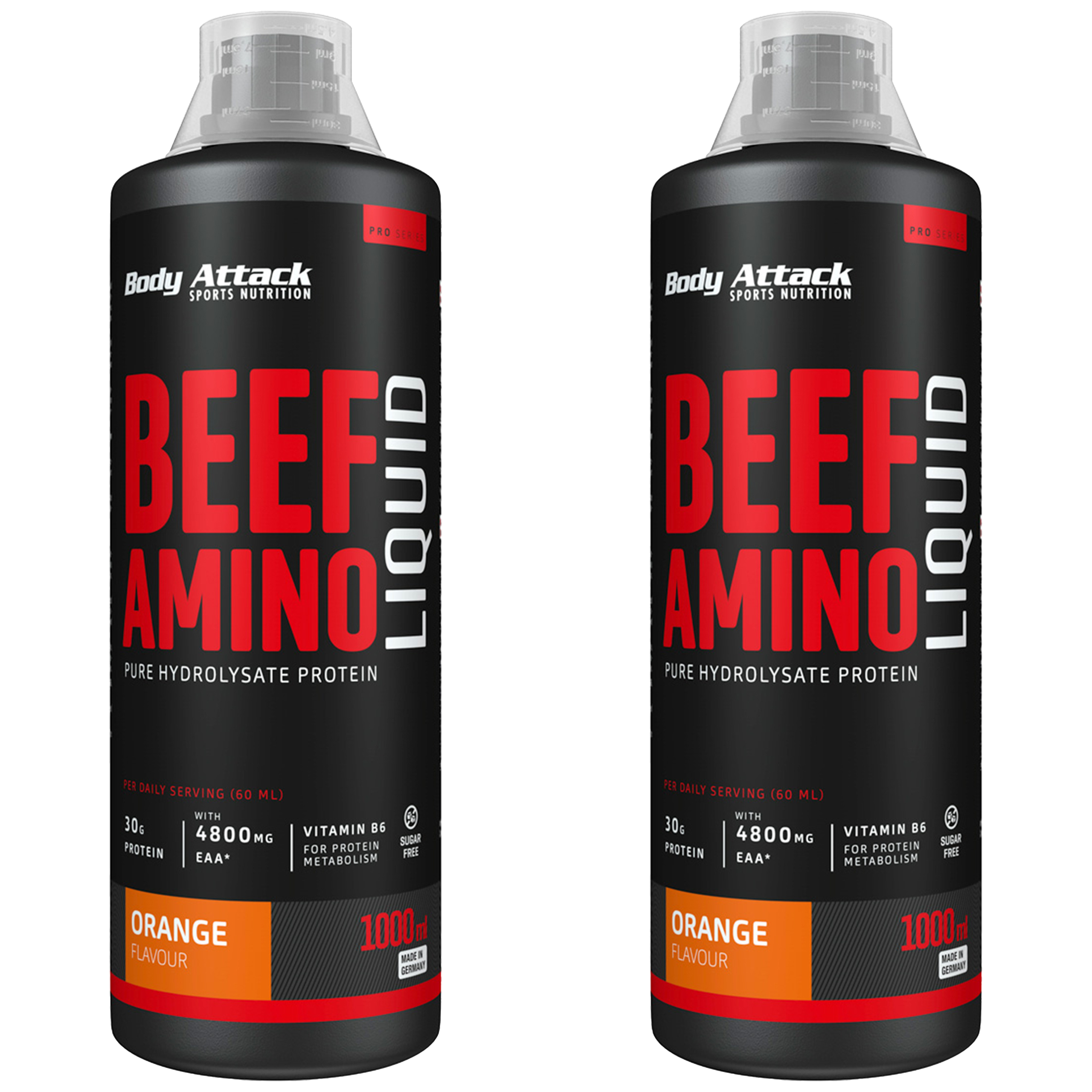BODY ATTACK Beef Amino Liquid - 2x 1000ml