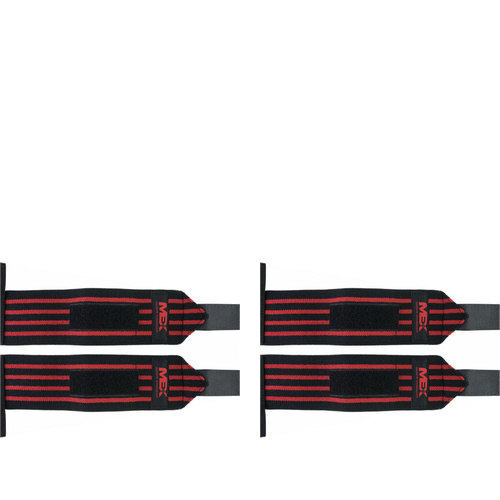 MEX SPORT - Wrist Wraps Mex - Red - 2x 30cm
