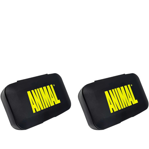 UNIVERSAL - Pill Box Animal - 2x Black Lime