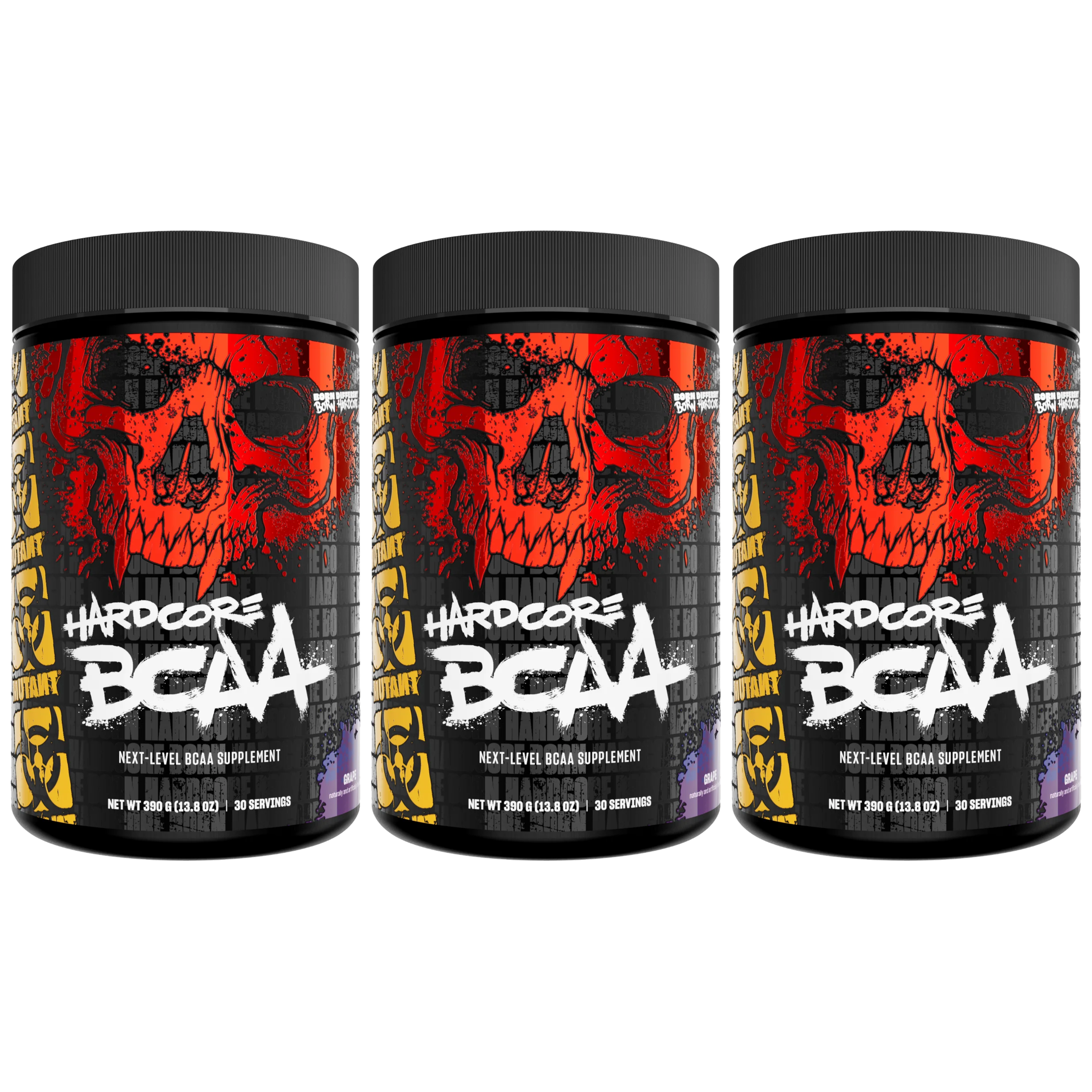 MUTANT - BCAA - 3x 390g - Grape