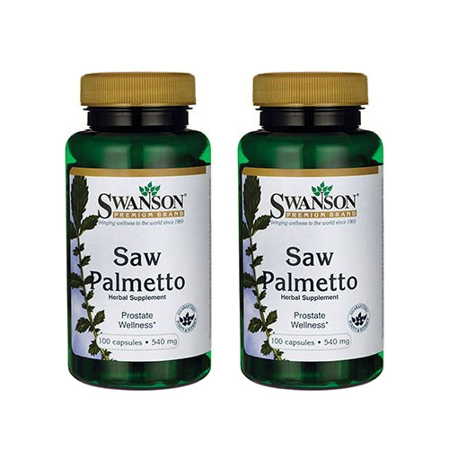 SWANSON Saw Palmetto 540mg - 2x 100caps.
