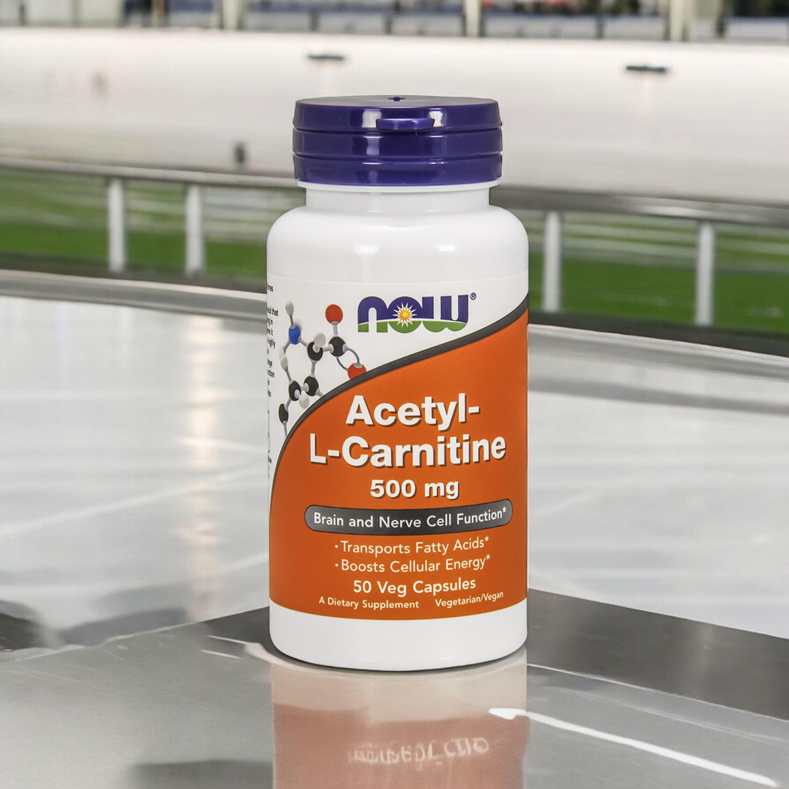 NOW Acetyl L-Carnitine 500mg - 3x 50vegcaps