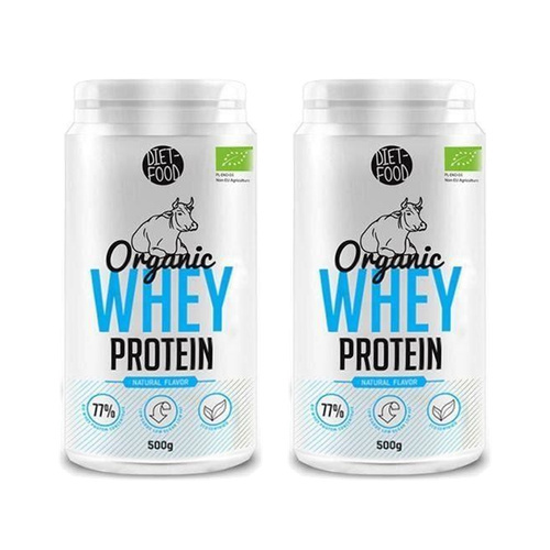 DIET FOOD Organic Whey Protein - 2x 500g