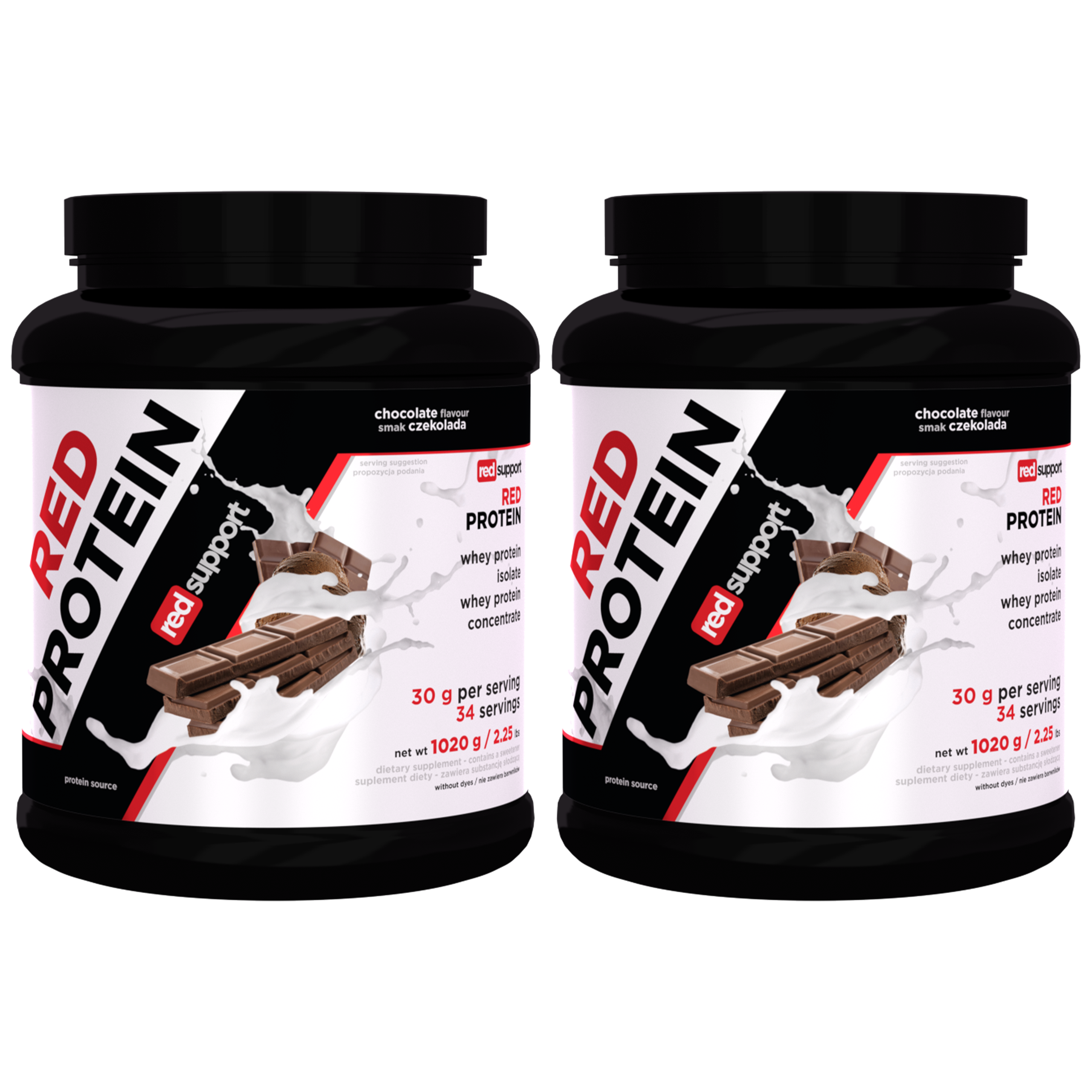 RED SUPPORT Red Protein - 2x 1020g