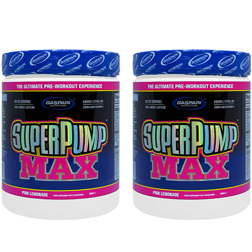 GASPARI NUTRITION - Super Pump Max - 2x 500g - Pink Lemonade