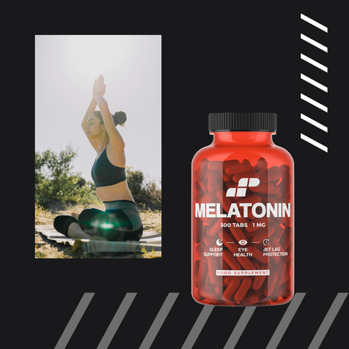 MP NUTRITION Melatonin 1mg - 300tabs - 3x Melatonina